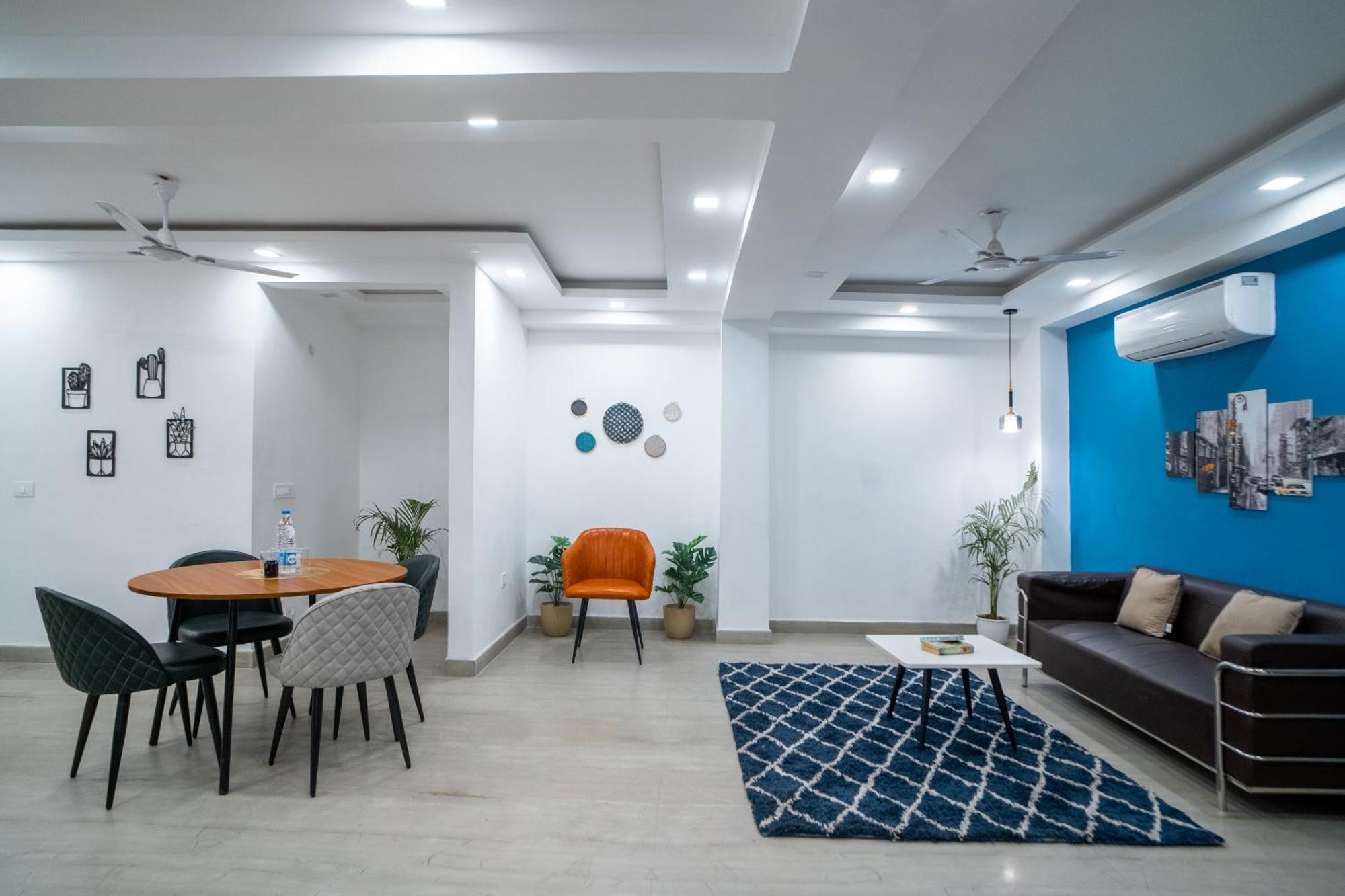 Flxho Uno - Serviced Apartment & Rooms - Golf Course Road Gurgaon Buitenkant foto